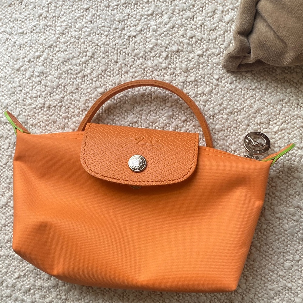 Orange mini Longchamp
